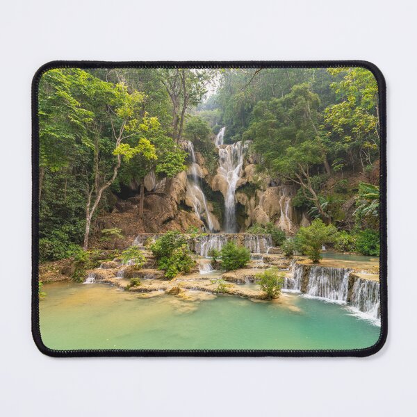 Item preview, Kuang Si waterfall Laos designed and sold by reisefoto.