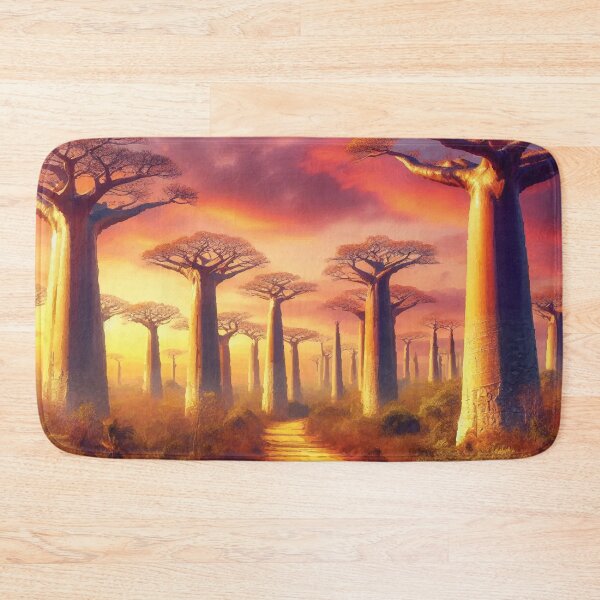 Item preview, Avenue of the Baobabs at Sunset designed and sold by badguyduh.
