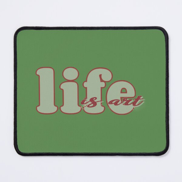 Item preview, Life is art (red/green) designed and sold by Sinmara12.