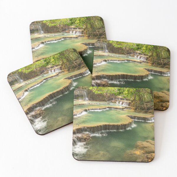 Item preview, Kuang Si waterfall Laos designed and sold by reisefoto.