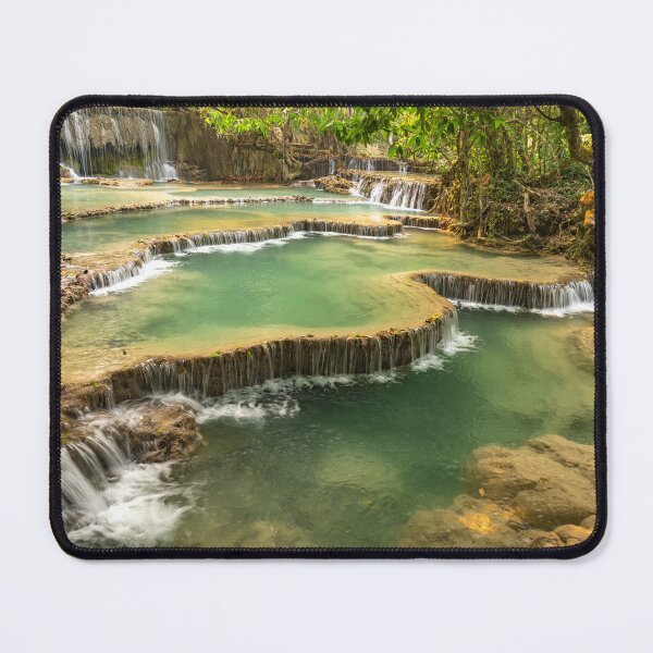 Item preview, Kuang Si waterfall Laos designed and sold by reisefoto.