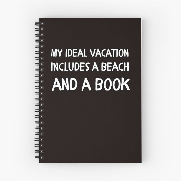 Item preview, My ideal vacation includes a beach and a book designed and sold by koalashopa.