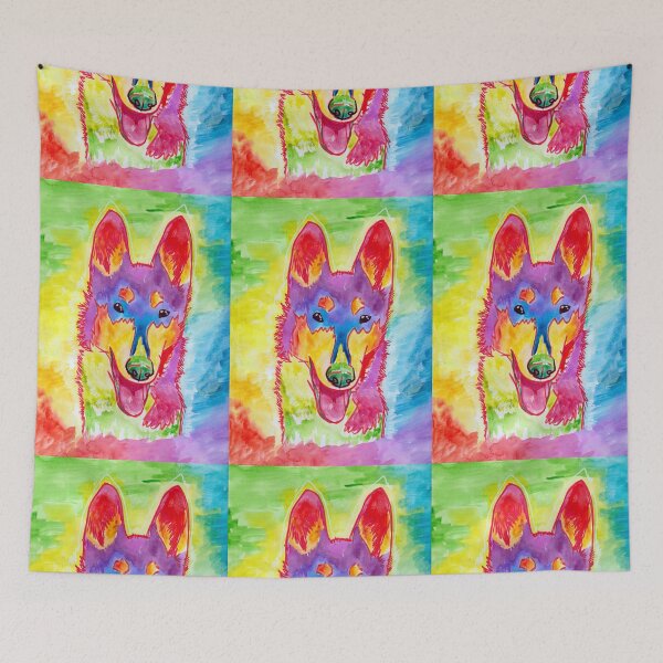 Item preview, Rainbow Smooth Collie designed and sold by MorselWolf.