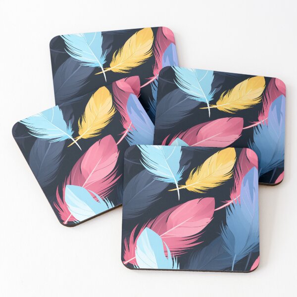 Item preview, Feather Pattern designed and sold by SideSignal.