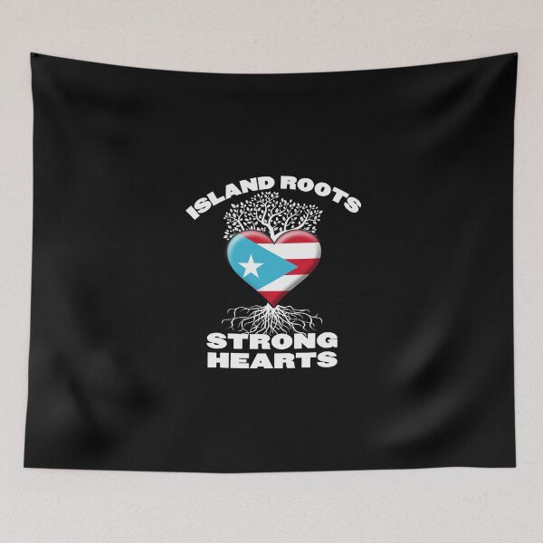 Item preview, Island Roots, Strong Hearts - Puerto Rican Flag design designed and sold by obedtheartist.