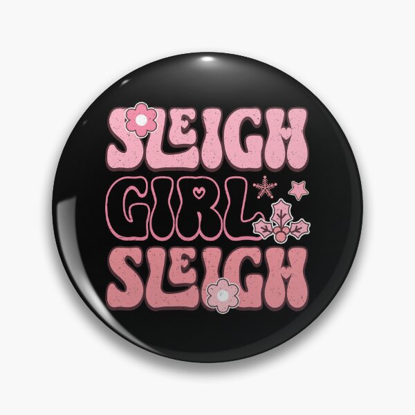 Artikelvorschau, Retro Pink Sleigh Girl Sleigh - Festliches Feiertags-T-Shirt entworfen und verkauft von craavegoods.