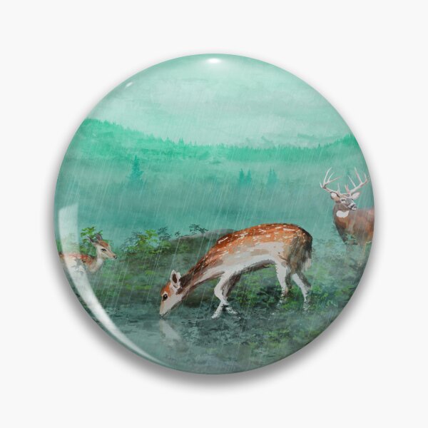 Item preview, Deer by the Blue Mountains designed and sold by TheArtViking.