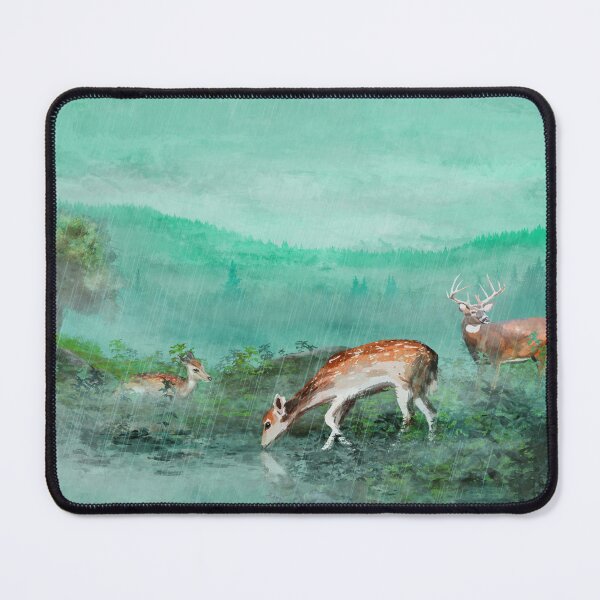 Item preview, Deer by the Blue Mountains designed and sold by TheArtViking.