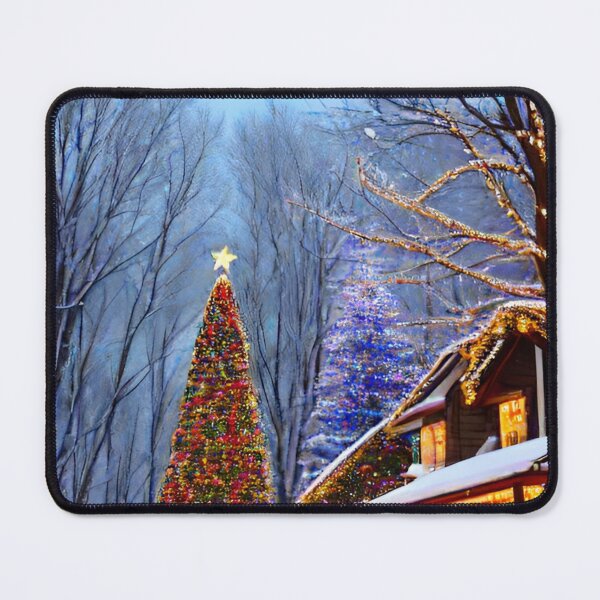 Item preview, Christmas Trees in the Neighborhood Scene designed and sold by BellaArtsy.