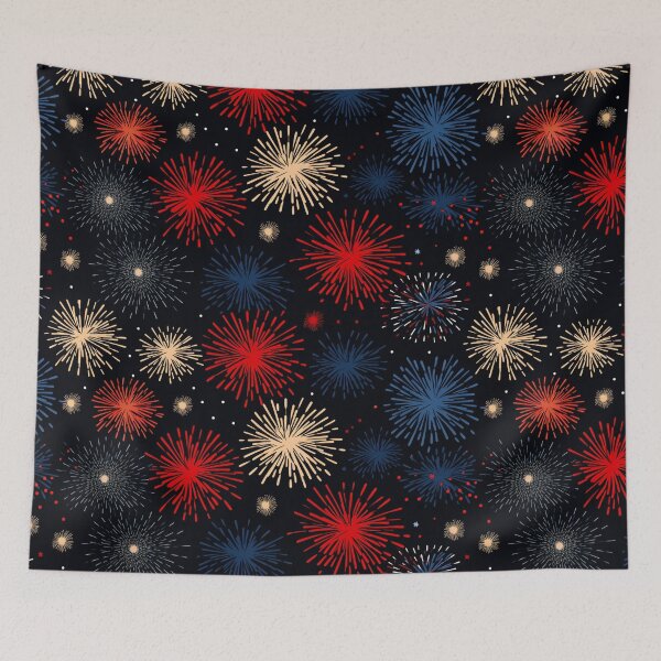 Artikelvorschau, Fireworks Pattern entworfen und verkauft von SideSignal.