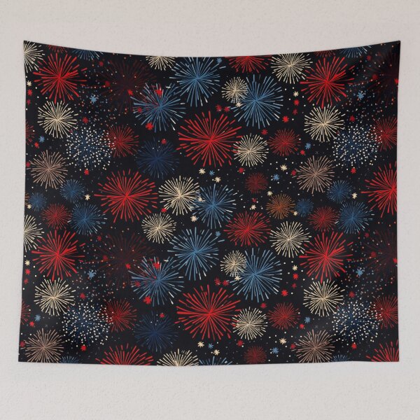 Artikelvorschau, Fireworks Pattern entworfen und verkauft von SideSignal.