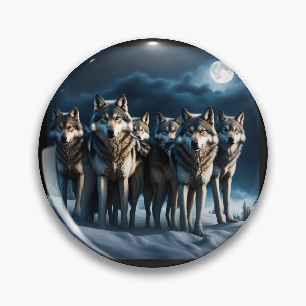 Item preview, Manada de lobos de luna llena designed and sold by Ryzan35.