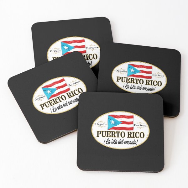 Item preview, Puerto Rico, la isla del Encanto - Flag of  Puerto Rico designed and sold by obedtheartist.