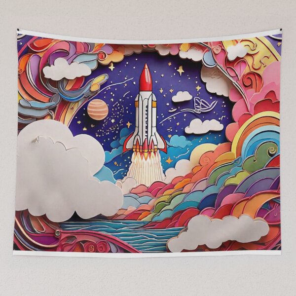 Item preview, Celestial Ascent: A Coloring Adventure (140) designed and sold by WASjourney.