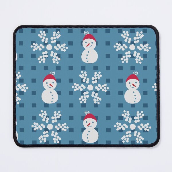 Item preview, simple naive christmas  snowmen designed and sold by rysunki-malunki.
