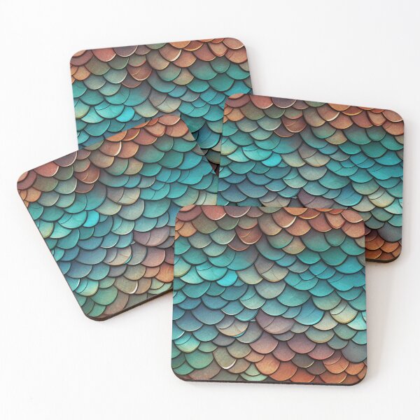 Item preview, Fishscales Pattern designed and sold by SideSignal.