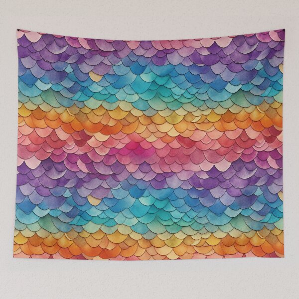 Item preview, Fishscales Pattern designed and sold by SideSignal.