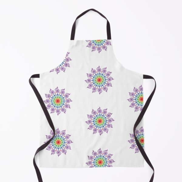 Item preview, rainbow mandala designed and sold by BranwenArt.