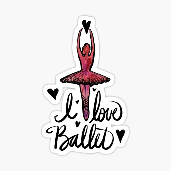 Item preview, I Love ballet designed and sold by Boog Monst .
