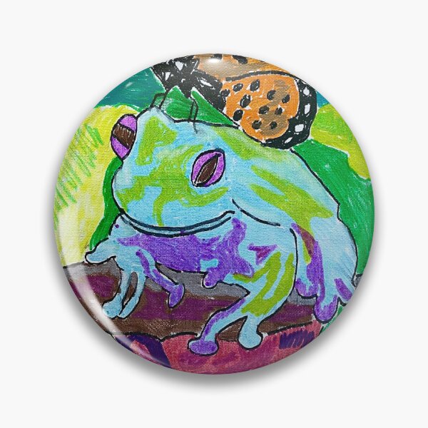 Item preview, Frog with Butterfly  designed and sold by BoonieArtandDesign.