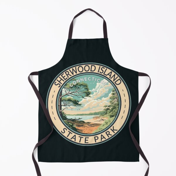 Item preview, Sherwood Island State Park Connecticut Travel Art Badge designed and sold by KrisSidDesigns.