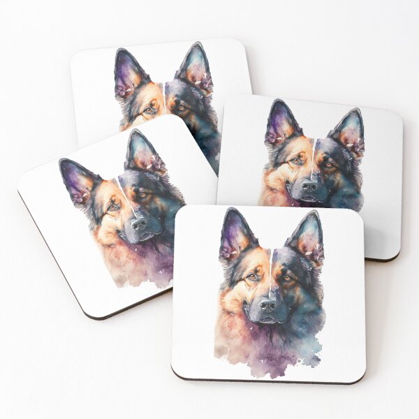 Item preview, Colorful Watercolor Shepherd designed and sold by GoatAndCamel.