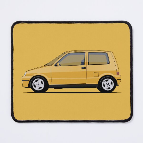 Item preview, Fiat Cinquecento Sporting Broom Yellow edition designed and sold by Sweaty-and-Loud.