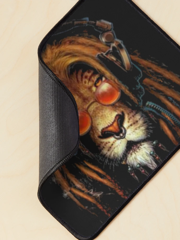 Thumbnail 2 of 5, Mouse Pad, Lion Rasta designed and sold by Rosa1977.