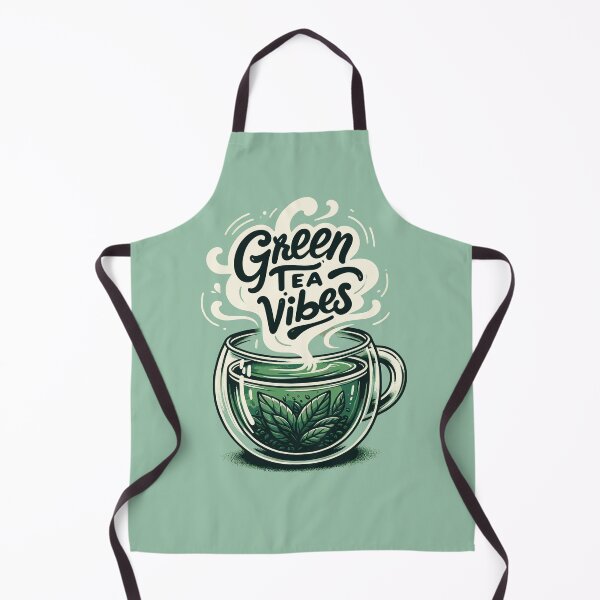 Item preview, Green Tea Vibes Tea Lover designed and sold by MindsArtDesign.