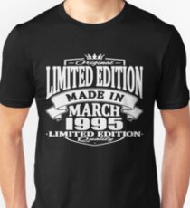 Limited edition made in march 1995 Unisex T-Shirt