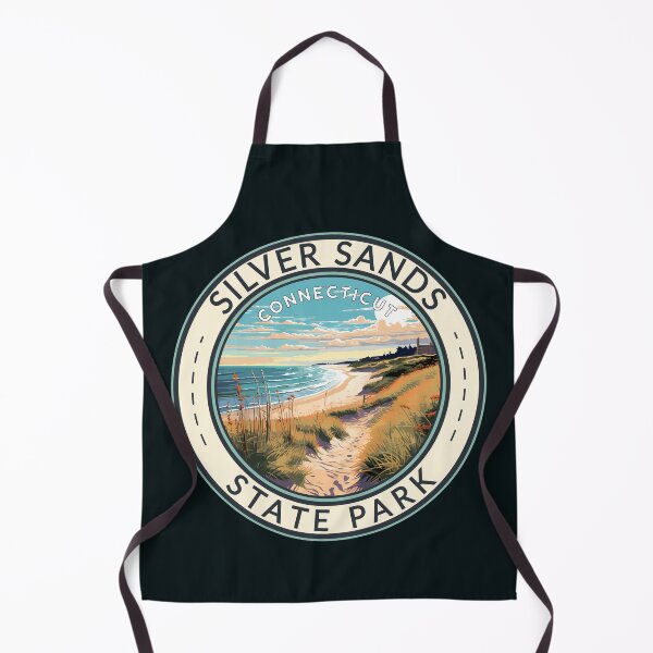 Item preview, Silver Sands State Park Connecticut Travel Art Badge designed and sold by KrisSidDesigns.