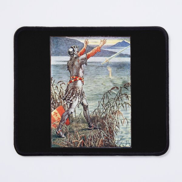 Item preview, Victorian King Arthur & Excalibur Illustration designed and sold by Hoorahville.