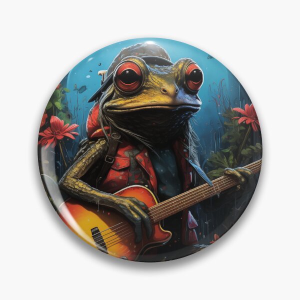 Item preview, Frog on Bass designed and sold by Foozleman.