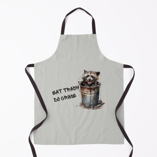 Item preview, Eat Trash Do Crime raccoon in a garbage can designed and sold by Remek-Design.