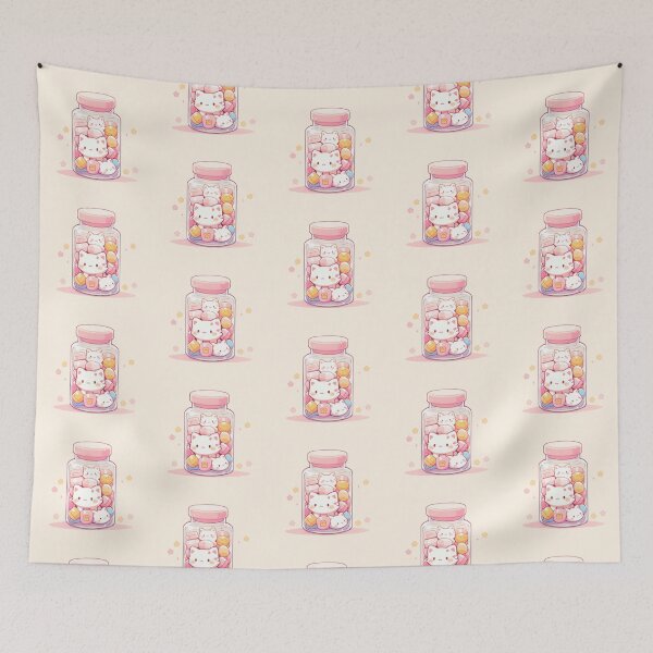 Item preview, Cute Kawaii Kitty Antidepressant Cat designed and sold by CozyKawaiiArt.