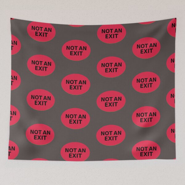 Item preview, NOT AN EXIT sign designed and sold by lobodelnoir.