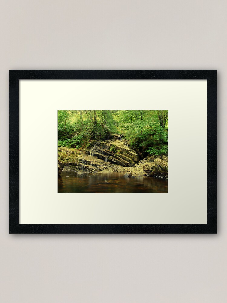 Alternate view of Green and Brown Framed Art Print