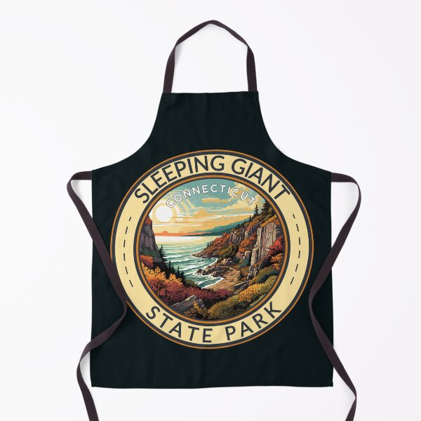 Item preview, Sleeping Giant State Park Connecticut Travel Art Badge designed and sold by KrisSidDesigns.