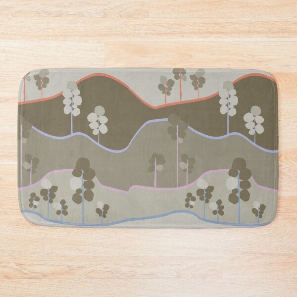 Item preview, Wall hanging green trees and colorful trunks designed and sold by marufemia.