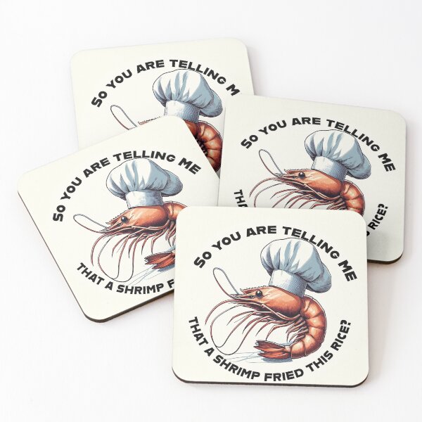 Item preview, Shrimp Fried Rice designed and sold by BaldMonkDesigns.