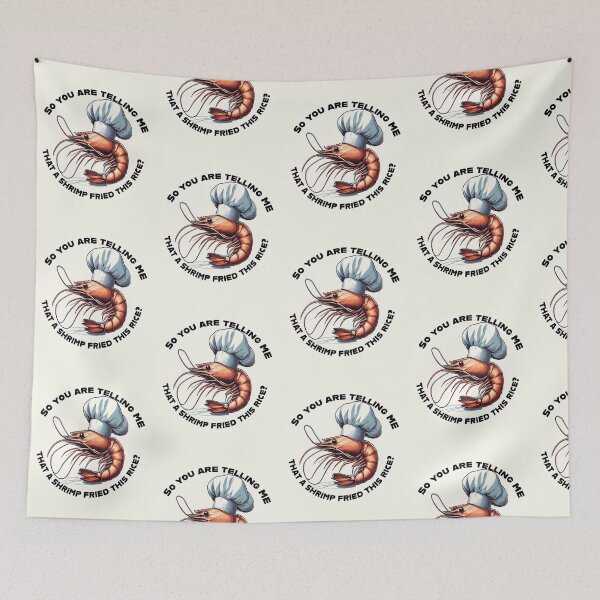 Item preview, Shrimp Fried Rice designed and sold by BaldMonkDesigns.