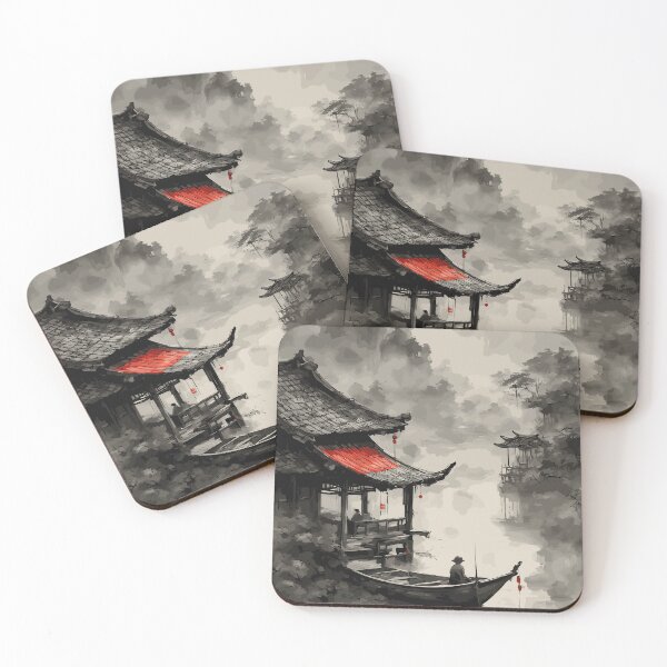 Item preview, Chinese ink scroll  designed and sold by scoztimez.