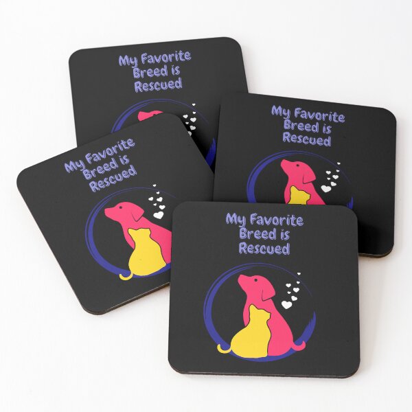 Item preview, My Favorite Breed is Rescued Dog and Cat Lover Design designed and sold by PancakeToad.