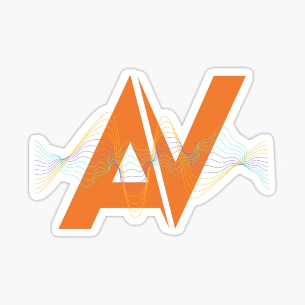 Audio Video in Color 3 Sticker