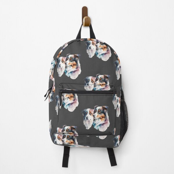 Item preview, Australian Shepherds in Watercolor designed and sold by GoatAndCamel.