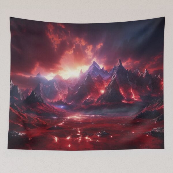 Item preview, Mountain - Fantasy Land Series | Reimagined Artwork designed and sold by Epic Upgrades.