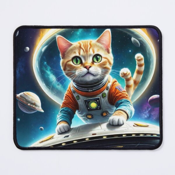 Item preview, Cat Ufo Selfie, Cat Selfie With Flying Saucer Funny Cat designed and sold by Mayalogo.