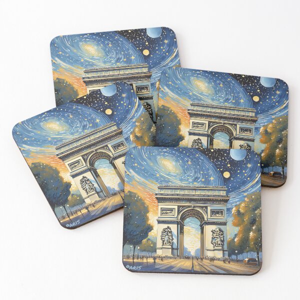 Item preview, Starry Night Paris designed and sold by travelwitheric.