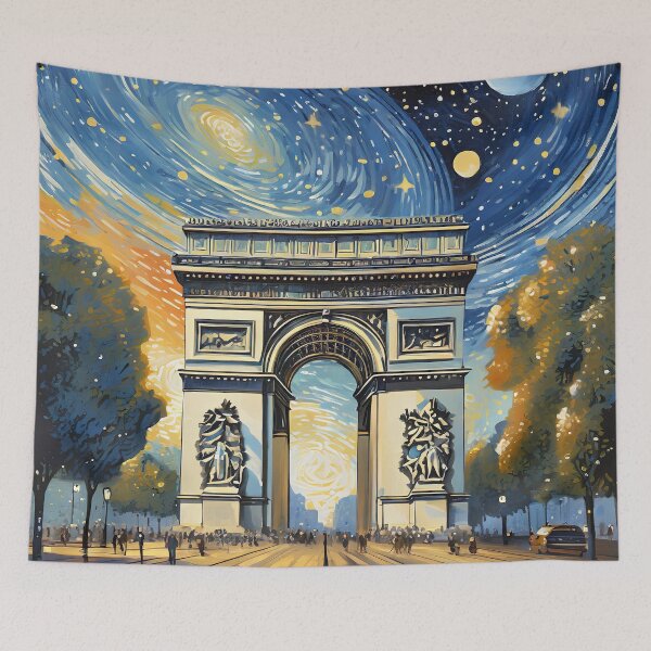 Item preview, Starry Night Paris designed and sold by travelwitheric.