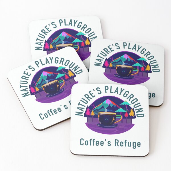 Item preview, Nature's Playground Coffee's Refuge camping lover designed and sold by soma5.